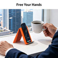 RK-C438 Flexible Silicone Phone Stand - Foldable & Deformable Lazy Holder for Desk, Tablet & Laptop